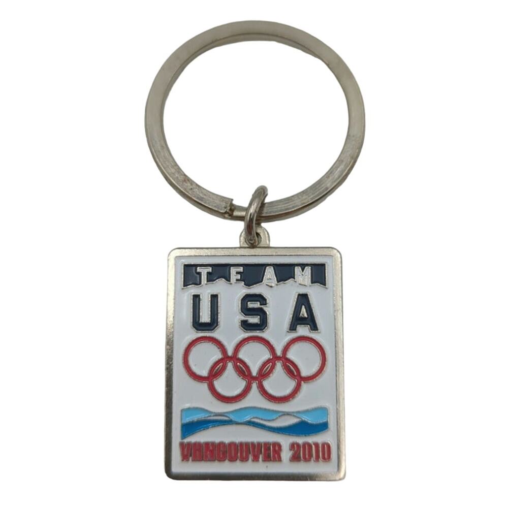 Keychain Team USA Vancouver Olympics 2010 FOB Keyring Patriotic United States